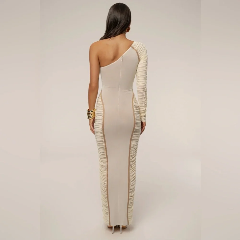 JLUXLABEL NWT Buttercream Rachel One-Shoulder Maxi Dress - Picture 5 of 6